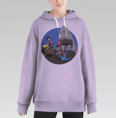 Последняя дискотека, Hoodie Long Oversize Fiolet