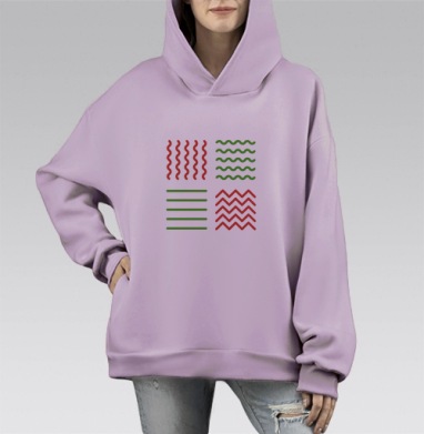 Пятый элемент, Hoodie Mono Fiolet, оверсайз, утепленная