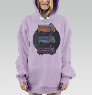 Ретро машины милиция полиция кибернация, Hoodie Mjhigh Dig Mel, Fiolet, утепленная