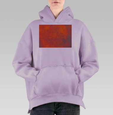 Ржавчина абстрактные текстуры с оттенками бирюзы, Hoodie Oversize Fiolet, утепленная