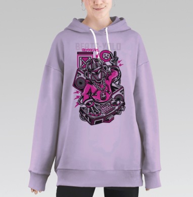 Рободиджей, Hoodie Long Oversize Fiolet