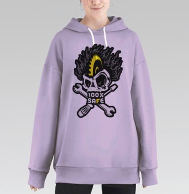 Сто процентов, Hoodie Long Oversize Fiolet