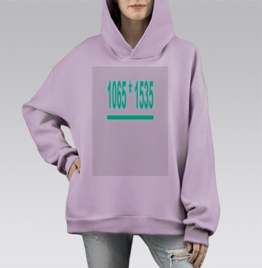Ыаываыаыа, Hoodie Mono Fiolet, оверсайз, утепленная