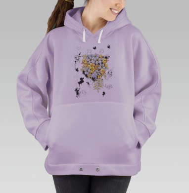 Утята, Hoodie Oversize Fiolet