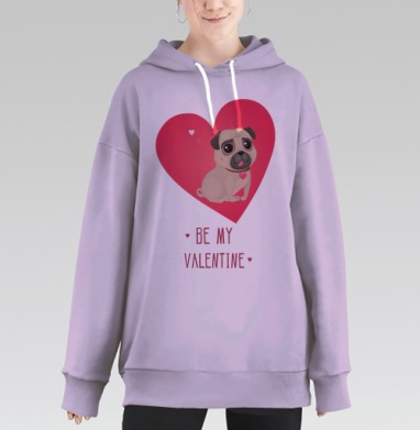 Влюбленный Френк, Hoodie Long Oversize Fiolet