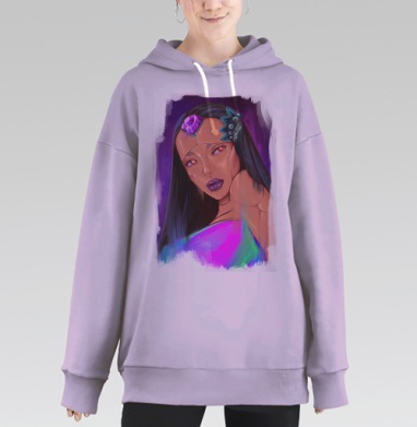 Волбу, Hoodie Long Oversize Fiolet