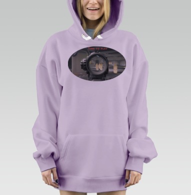 Время играть, Hoodie Mjhigh Dig Mel, Fiolet, утепленная