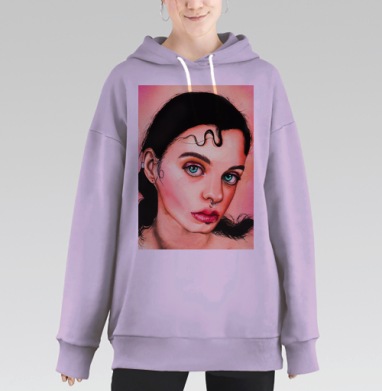 Загадка в Зелёных глазах, Hoodie Long Oversize Fiolet