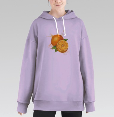 Апельсинка, Hoodie Long Oversize Fiolet