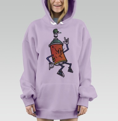 Баллончик, Hoodie Mjhigh Dig Mel, Fiolet, утепленная