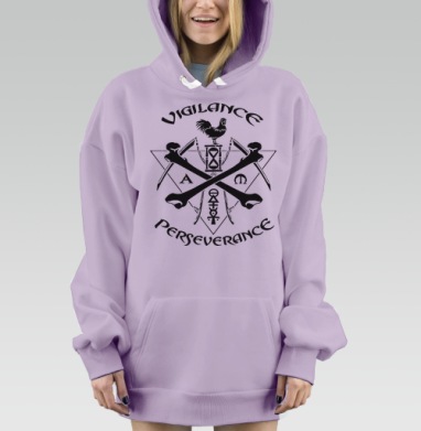 Бдительность, Hoodie Mjhigh Dig Mel, Fiolet, утепленная