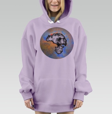 Бедный Йорик, Hoodie Mjhigh Dig Mel, Fiolet, утепленная