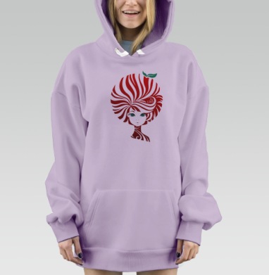 Без ГМО, Hoodie Mjhigh Dig Mel, Fiolet, утепленная