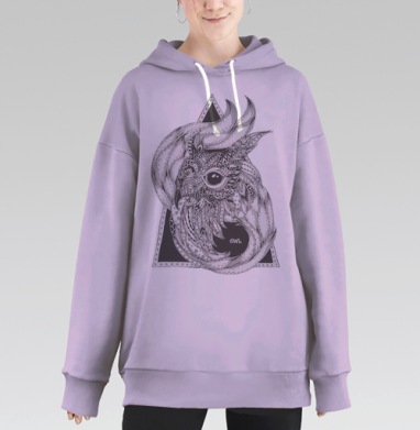 Большой брат - два, Hoodie Long Oversize Fiolet