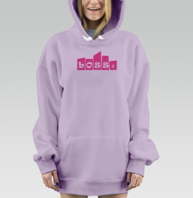 БоссЯ, Hoodie Mjhigh Dig Mel, Fiolet, утепленная
