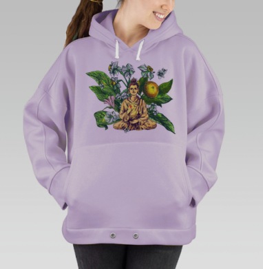 Будда в абхазской флоре, Hoodie Oversize Fiolet