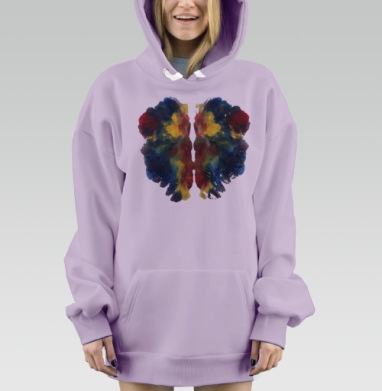 Цвета дыхания, Hoodie Mjhigh Dig Mel, Fiolet, утепленная