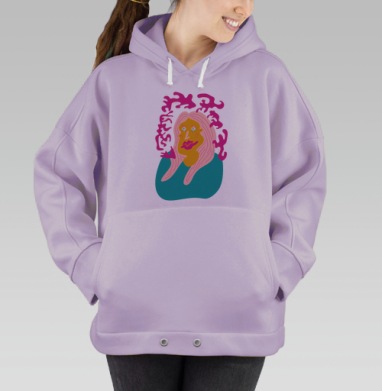 Девичье, Hoodie Oversize Fiolet