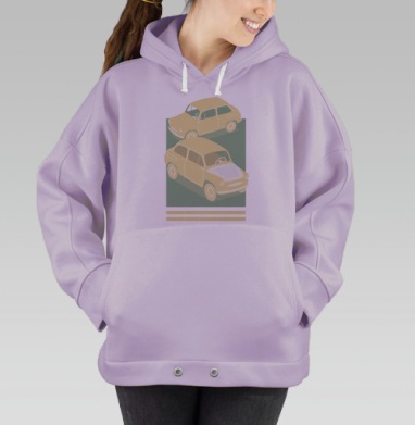 Девять шесть пять, Hoodie Oversize Fiolet