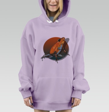 Древолаз, Hoodie Mjhigh Dig Mel, Fiolet, утепленная