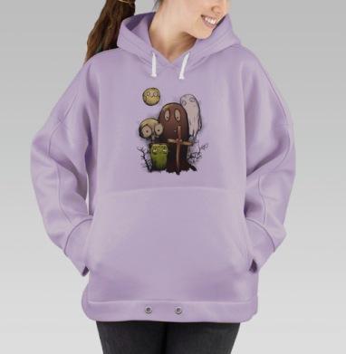 ДРУЗЬЯ, Hoodie Oversize Fiolet