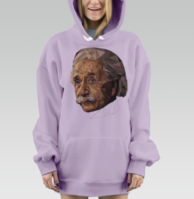 Эйнштейн в лоу поли, Hoodie Mjhigh Dig Mel, Fiolet, утепленная