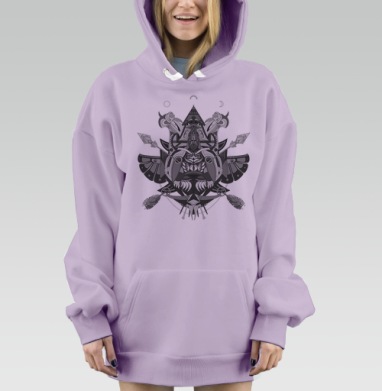 Фантасмагория, Hoodie Mjhigh Dig Mel, Fiolet, утепленная