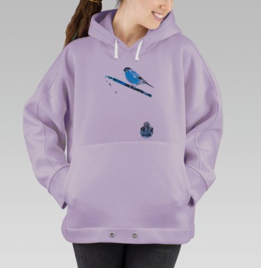 Февраль, Hoodie Oversize Fiolet