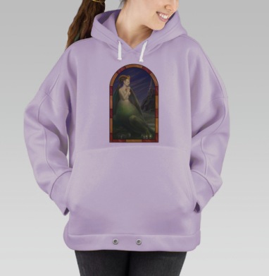 Фея Милюзина ночь, Hoodie Oversize Fiolet