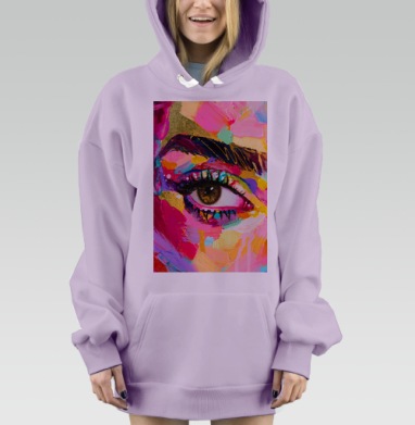Глаз Роуз, Hoodie Mjhigh Dig Mel, Fiolet, утепленная
