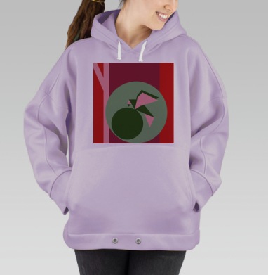 ГОЛУБЬ МИРА, Hoodie Oversize Fiolet