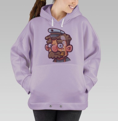 Капитан, Hoodie Oversize Fiolet