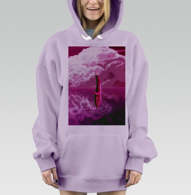 Кито, Hoodie Mjhigh Dig Mel, Fiolet, утепленная