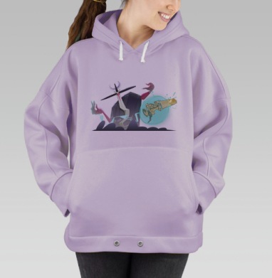 Колдун и богатырь, Hoodie Oversize Fiolet