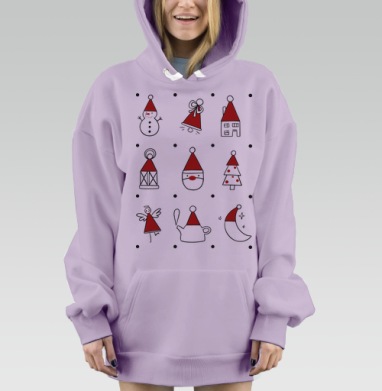 Колпак, Hoodie Mjhigh Dig Mel, Fiolet, утепленная