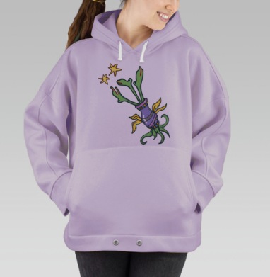 Космо-Дракоша, Hoodie Oversize Fiolet