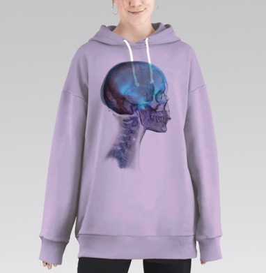 КосмоЧереп, Hoodie Long Oversize Fiolet
