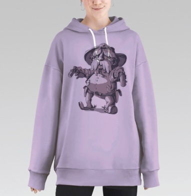 Коубой, Hoodie Long Oversize Fiolet