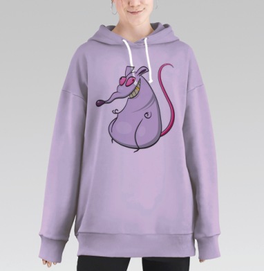 Крися, Hoodie Long Oversize Fiolet