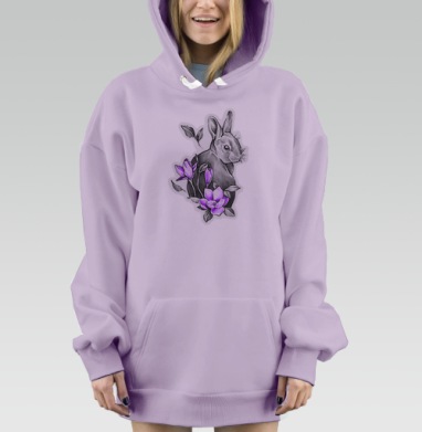 Кроля, Hoodie Mjhigh Dig Mel, Fiolet, утепленная