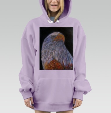 Крылатый хищник, Hoodie Mjhigh Dig Mel, Fiolet, утепленная
