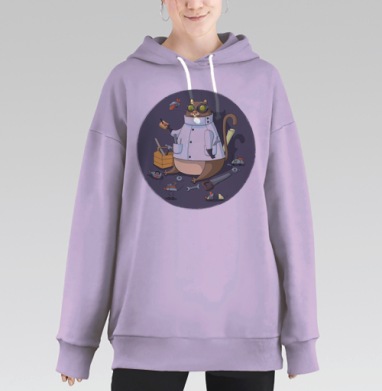 Кулибин, Hoodie Long Oversize Fiolet
