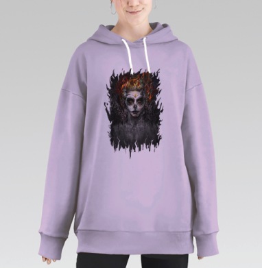 ла муэрте, Hoodie Long Oversize Fiolet