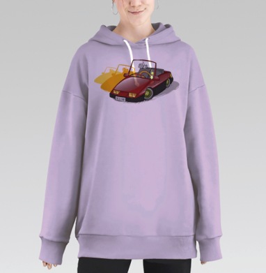 ЛеоЛоу, Hoodie Long Oversize Fiolet