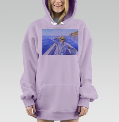 Лето по-итальянски. Июнь, Hoodie Mjhigh Dig Mel, Fiolet, утепленная