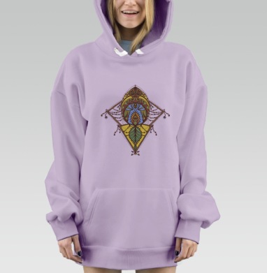 Ловец снов, Hoodie Mjhigh Dig Mel, Fiolet, утепленная