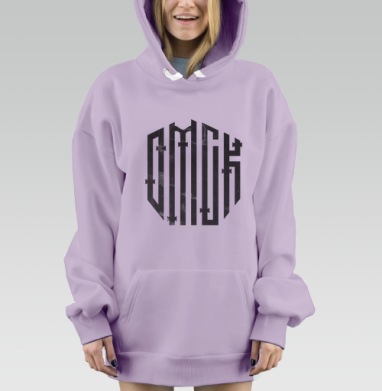 Любимый Омск, Hoodie Mjhigh Dig Mel, Fiolet, утепленная