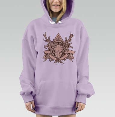 Мертвый лес, Hoodie Mjhigh Dig Mel, Fiolet, утепленная