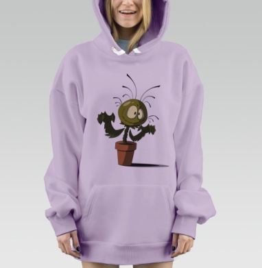Мухаловка, Hoodie Mjhigh Dig Mel, Fiolet, утепленная