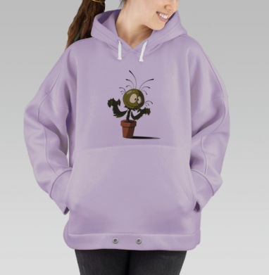 Мухаловка, Hoodie Oversize Fiolet